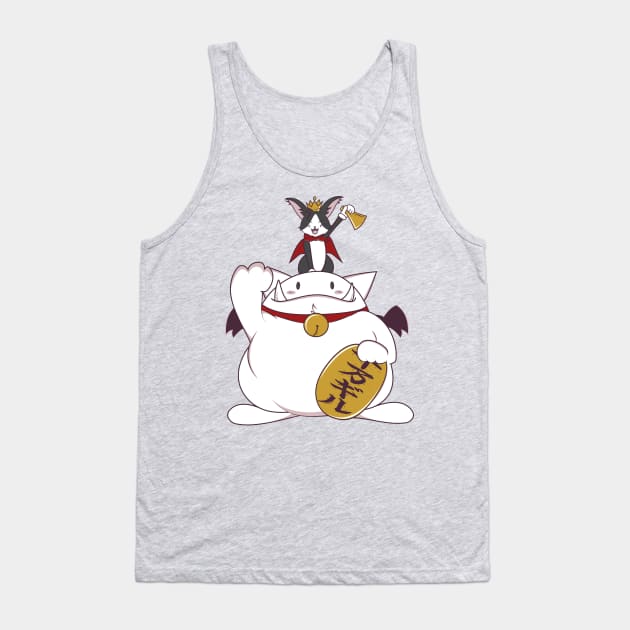 Maneki Cait Tank Top by Ruwah